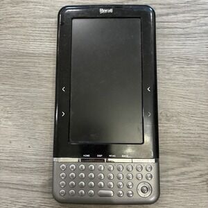 Sharper Image LITERATI Black Color Wireless E-book e reader Untested